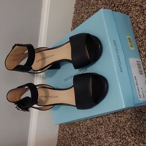 Antonio Melani Block Heeled Sandals